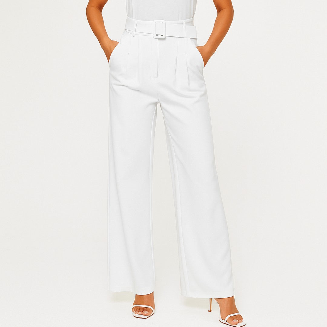Women's High-Waisted Wide Leg Pants