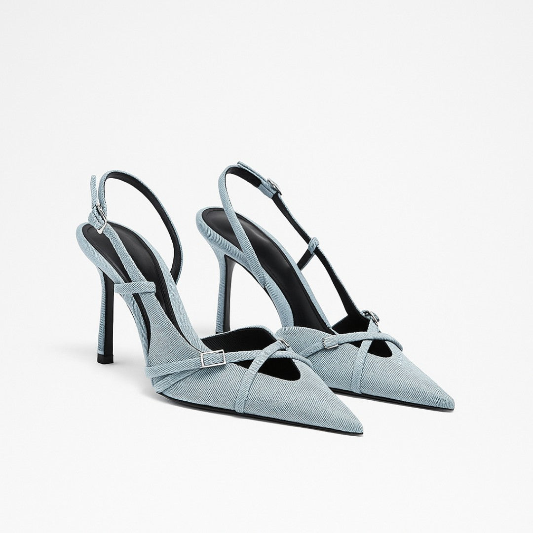 Women's Shoes | Denim Style High Heels