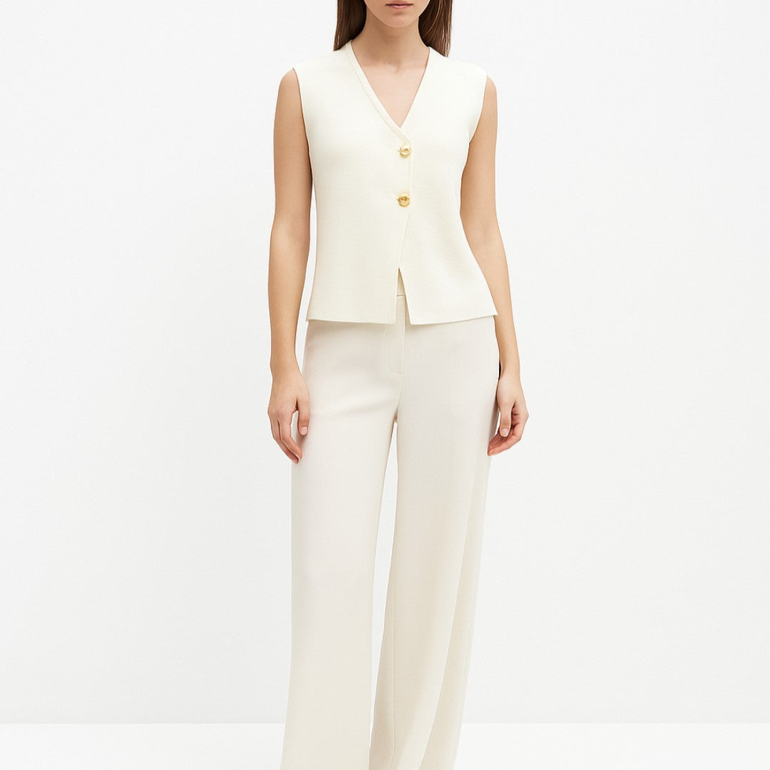 Women's Knit Vest | Sleeveless Layer