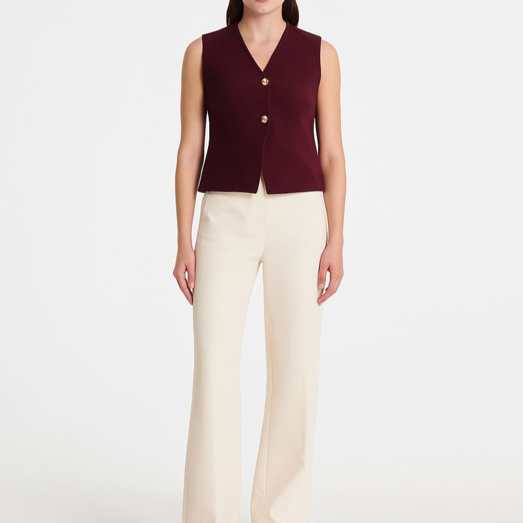 Women's Knit Vest | Sleeveless Layer