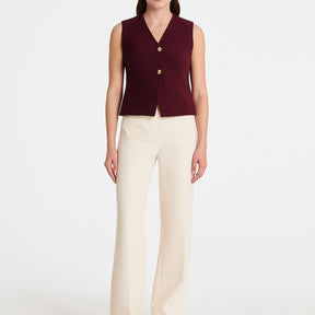 Women's Knit Vest | Sleeveless Layer