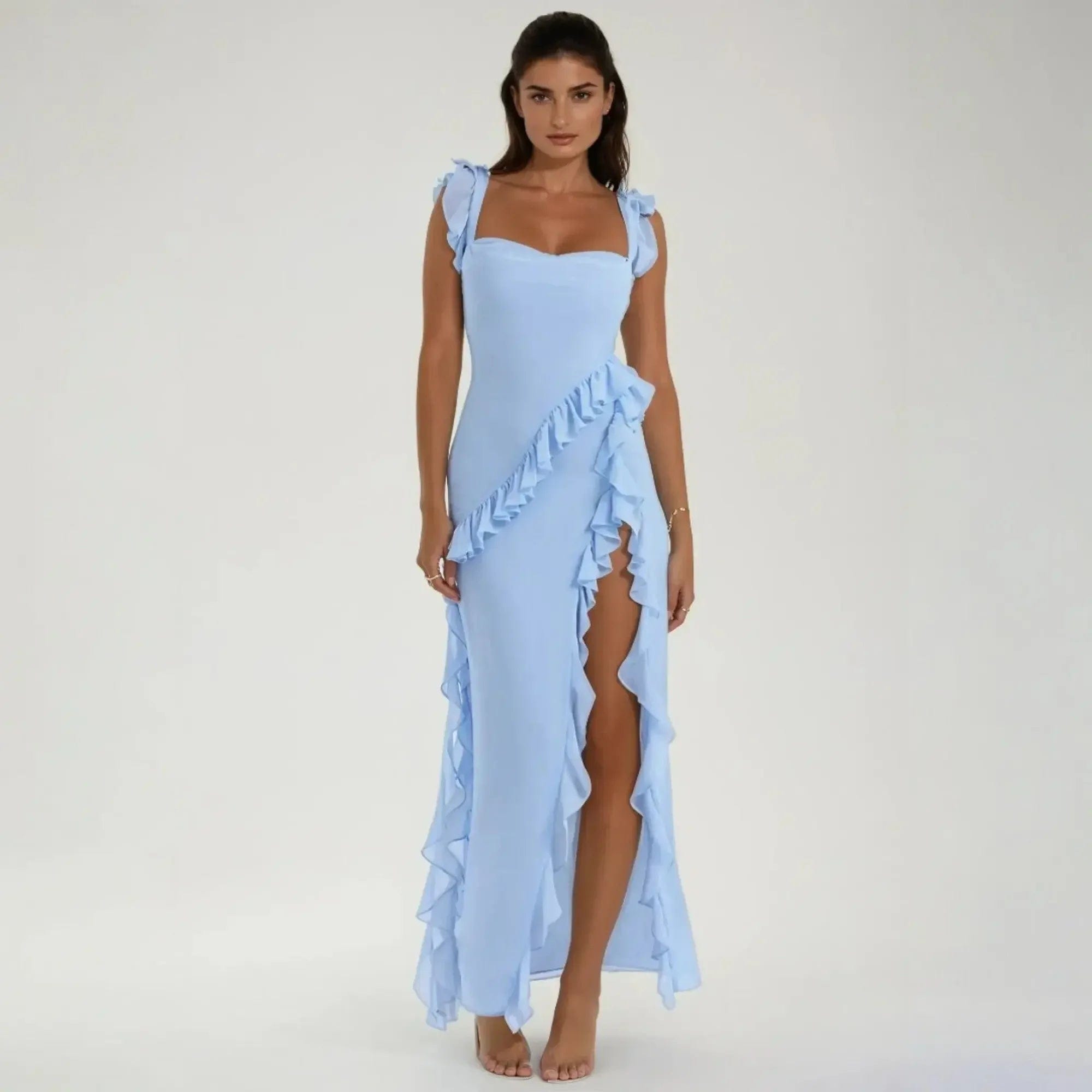 【新品未使用】Riu Frill bolero pleats dress Frill bolero pleats dress – Riu