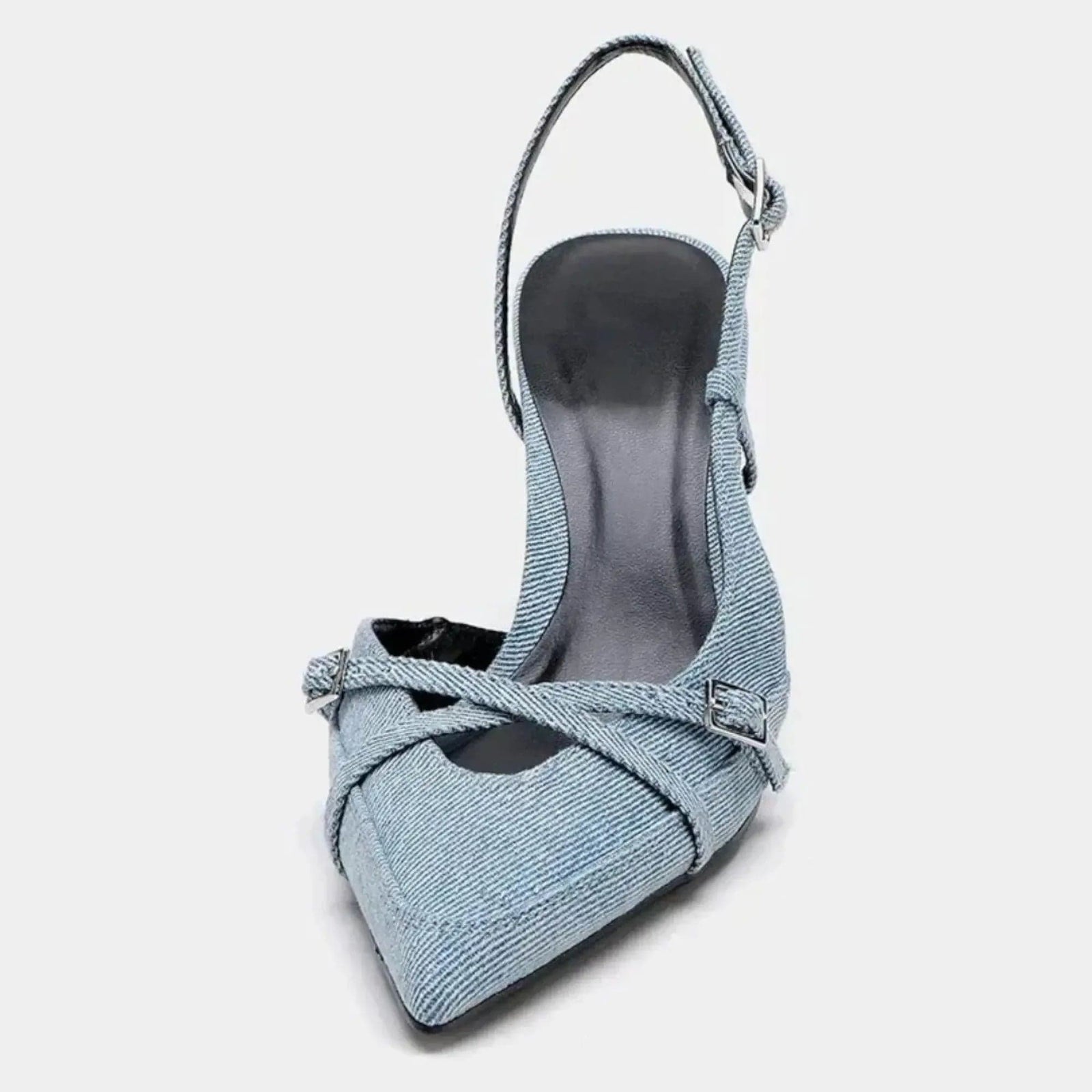 Women's Shoes | Denim Style High Heels - Nelluva