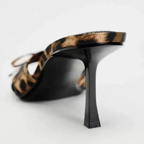 Women's Shoes | Leopard Print High Heels - Nelluva